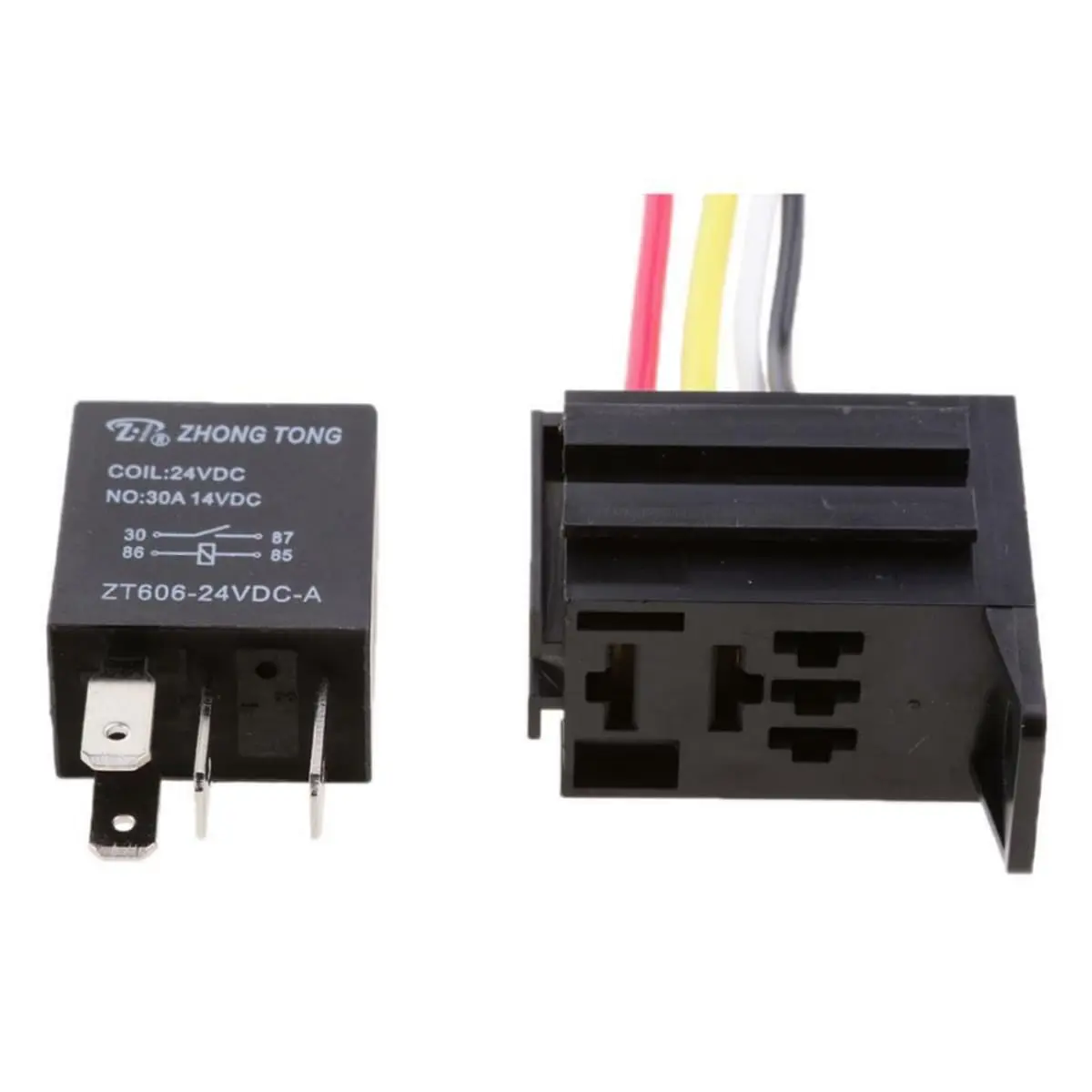 ESUPPORT Car Heavy Duty Relay Switch 12V 30A SPST 4Pin | Impactful, Durable & Impact Molded Socket - view 6