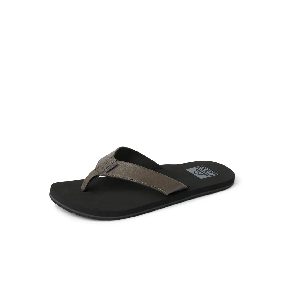 Reef Twinpin Mens Beach Flip Flop | Soft Cushion Footbed, Water Friendly, Grey, Size 7 - main product image