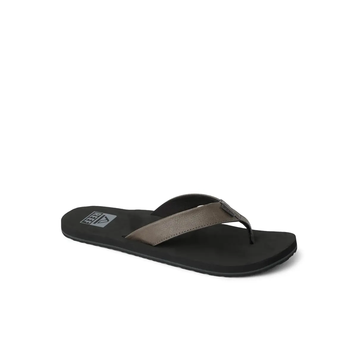 Reef Twinpin Mens Beach Flip Flop Water Friendly Grey 9 | Soft Cushion Footbed - view 7