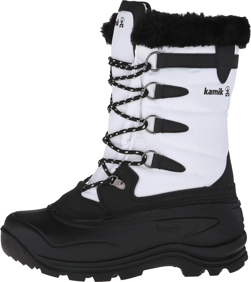 Kamik Women's Shellback Insulated Winter Boot, White, Size 9 | Waterproof Snow Boot for Cold Weather - view 2