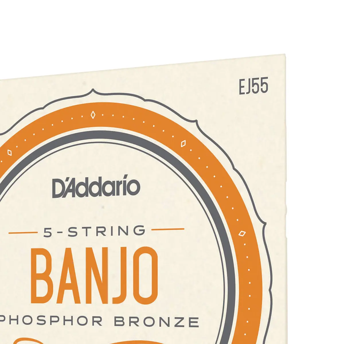 D'Addario EJ55 Tenor Banjo Strings, Phosphor Bronze, Medium Gauge 9-30, 5-String Set | Warm Tone - view 4