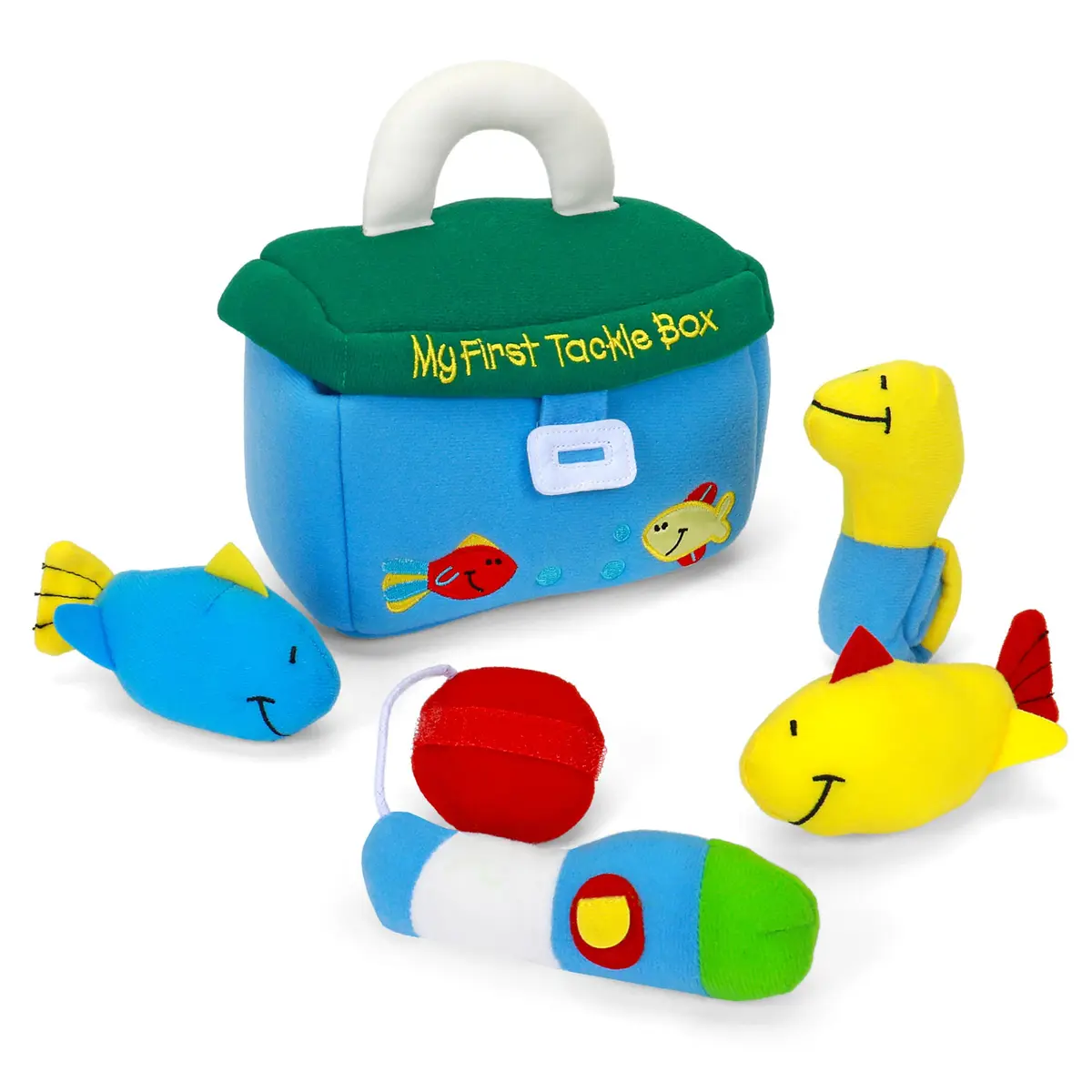 GUND Baby My First Tackle Box 5-Piece Sensory Plush Toy Playset for Babies | ASTM-Tested for Safe Play - view 6