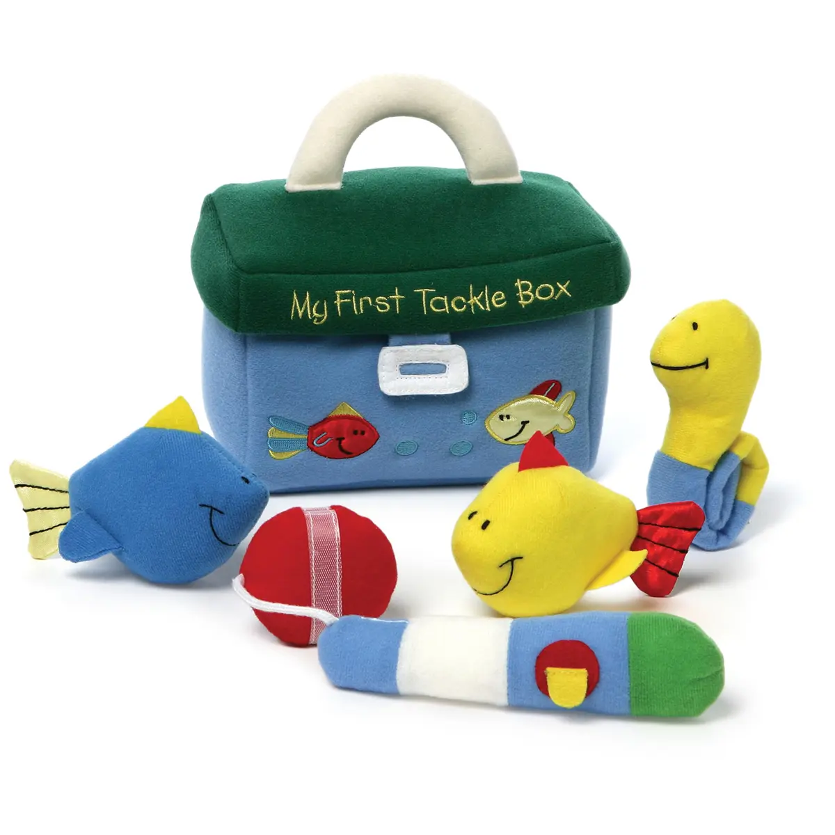 GUND Baby My First Tackle Box 5-Piece Sensory Plush Toy Playset for Babies | ASTM-Tested for Safe Play - main product image