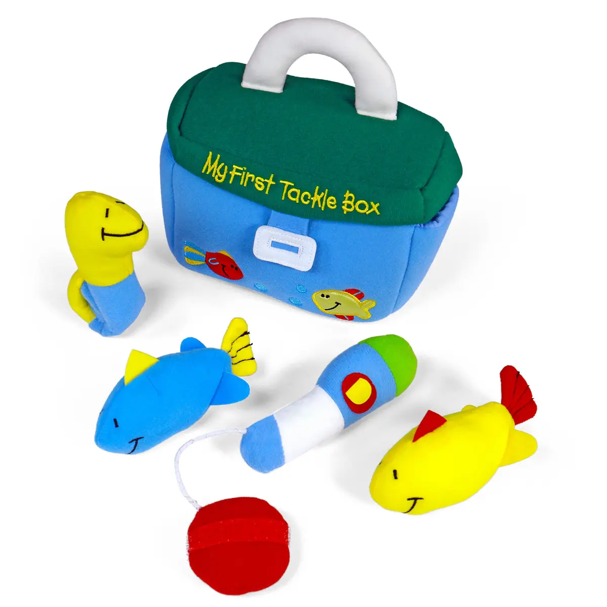 GUND Baby My First Tackle Box 5-Piece Sensory Plush Toy Playset for Babies | ASTM-Tested for Safe Play - view 2