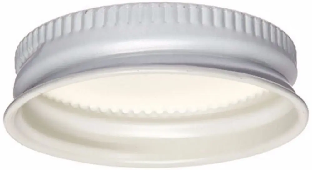 FastRack 75100WT White Metal Growler Caps 38mm Fits Most 1/2 and 1 Gallon Jugs (100) | Reusable Metal Caps for Jugs - main product image