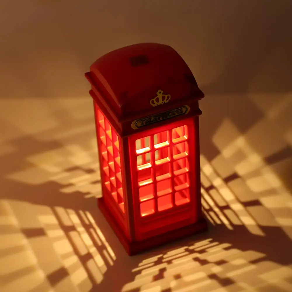 Artyea Vintage London Telephone Booth LED Night Lamp with Touch Sensor & USB Charging, 21.5 cm (8.5 inches) | Adjustable Brightness for Bedrooms - view 3