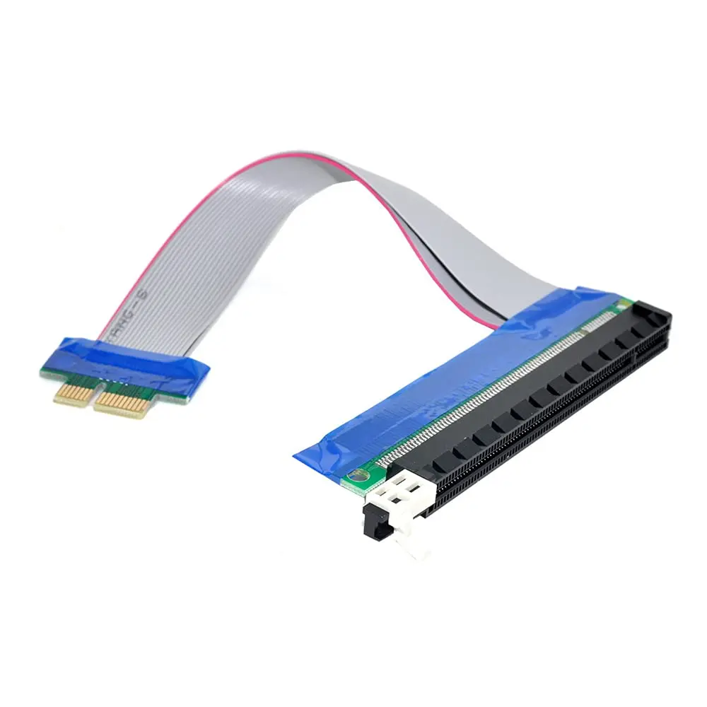 chenyang PCI-E 1x to 16x Extension Flex Cable Riser Card 20cm | Support PCIe 1X & 16X - view 4
