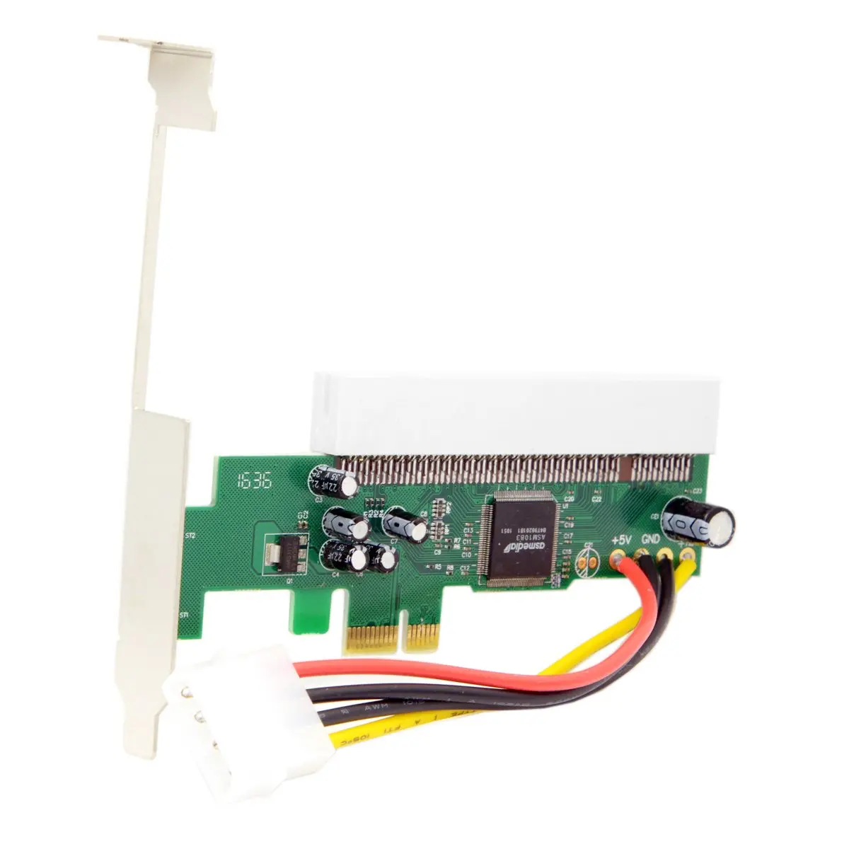 Cablecc PCI-Express PCIE PCI-E X1 X4 X8 X16 to PCI Bus Riser Card Adapter with Bracket for Windows - view 3