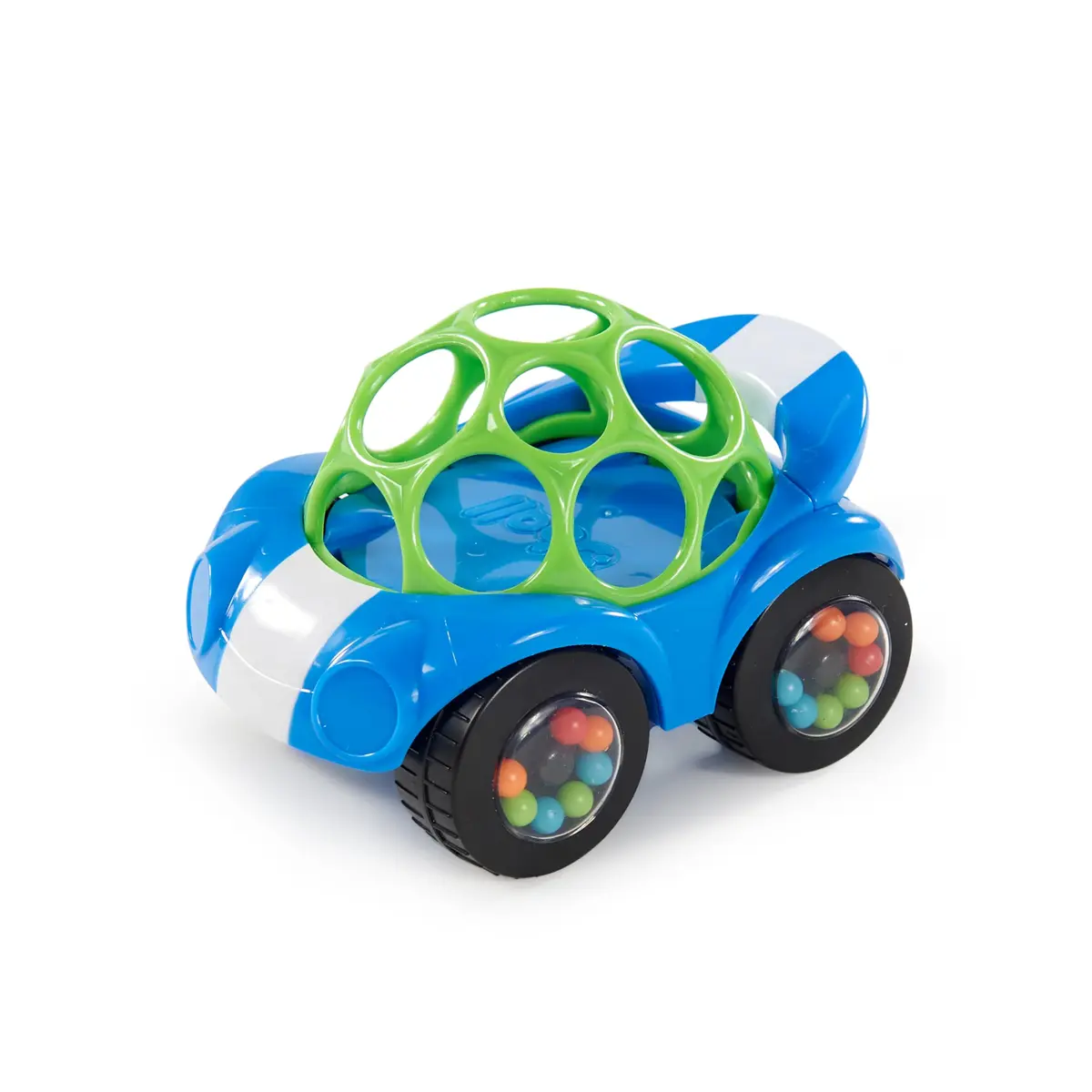 Bright Starts Oball Easy Grasp Rattle & Roll Toy Car 1 Pack | BPA-Free Infant Crawling Toy for 3+ Months - main product image