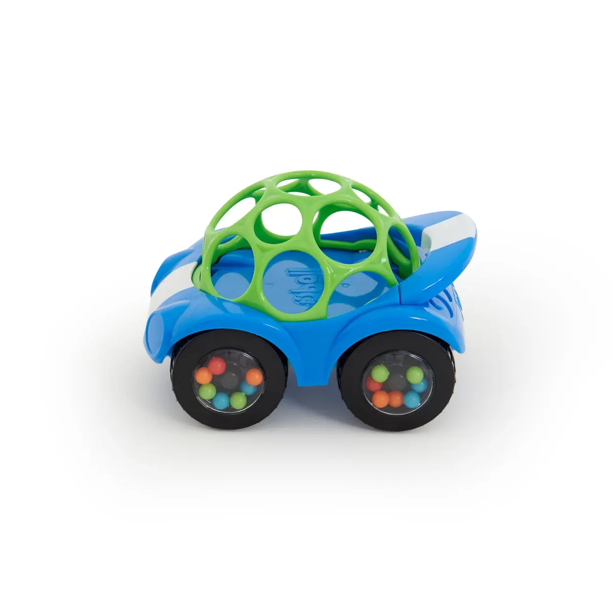 Bright Starts Oball Easy Grasp Rattle & Roll Toy Car 1 Pack | BPA-Free Infant Crawling Toy for 3+ Months - view 8