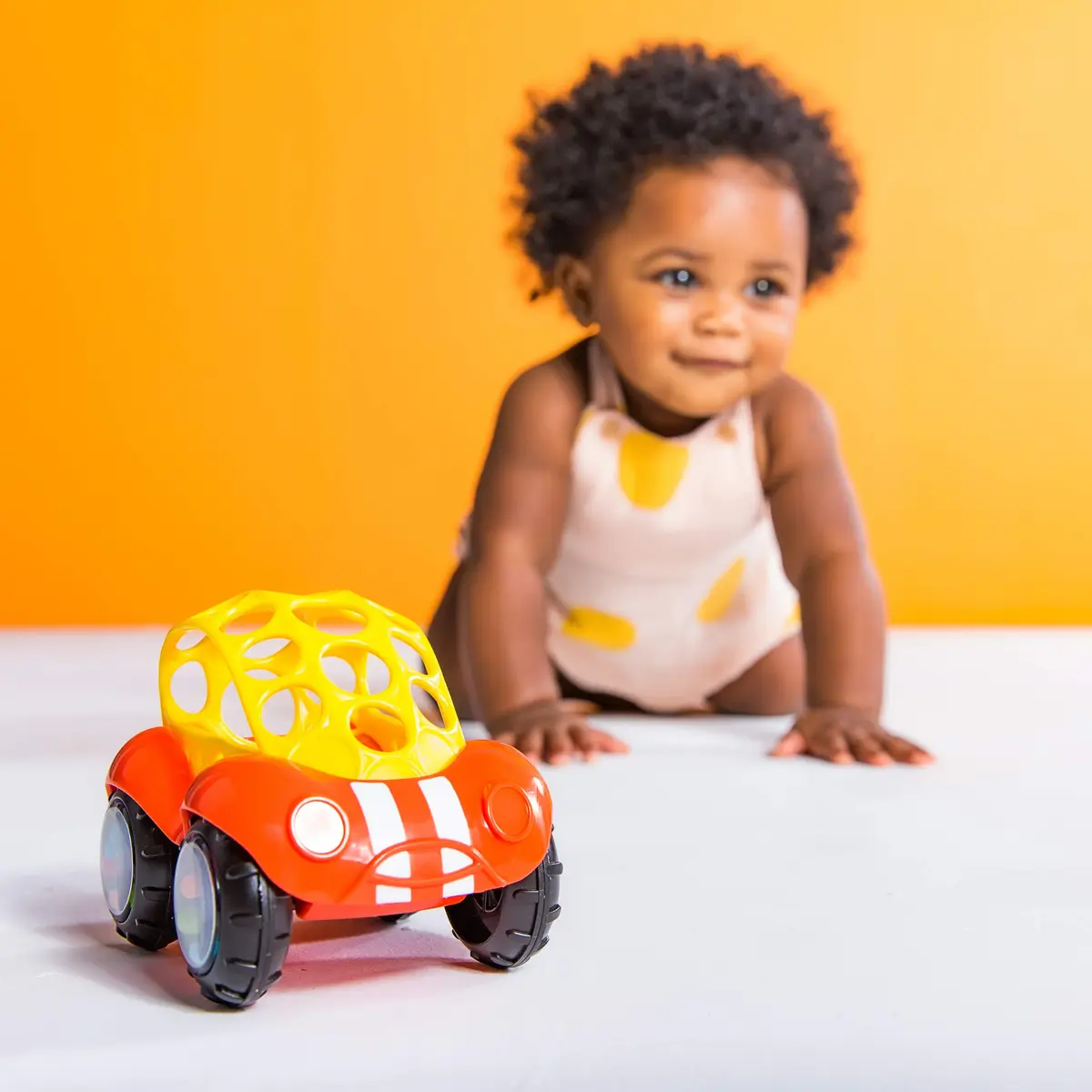 Bright Starts Oball Rattle & Roll Buggie 1 Pack | BPA-Free Infant Crawling Toy for 3 Months+ - view 3