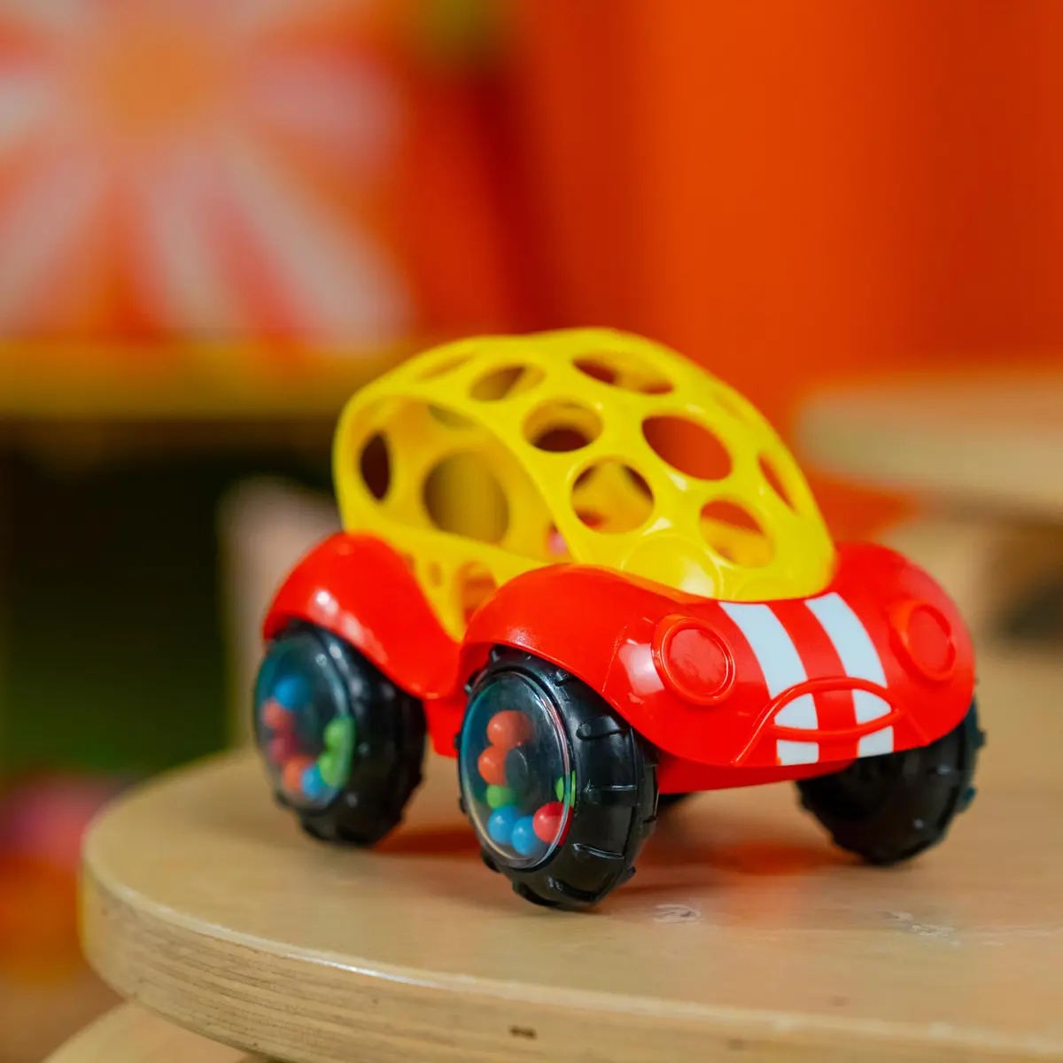 Bright Starts Oball Rattle & Roll Buggie 1 Pack | BPA-Free Infant Crawling Toy for 3 Months+ - view 4