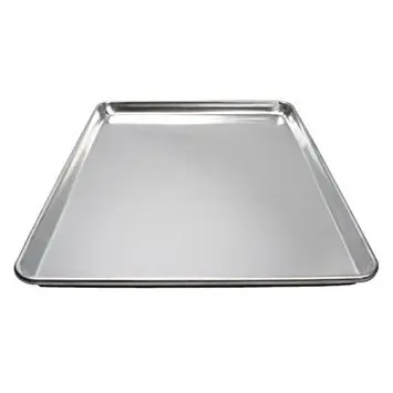 Winware 13 Inch x 18 Inch Aluminum Sheet Pan | Heavy Duty Commercial Bakeware - main product image