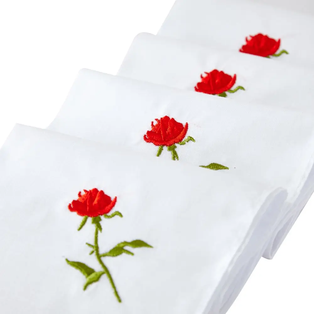 RDS HANKYTEX Cotton Embroidery Ladies' Handkerchiefs Set of 6 | 27cm (11") - view 2