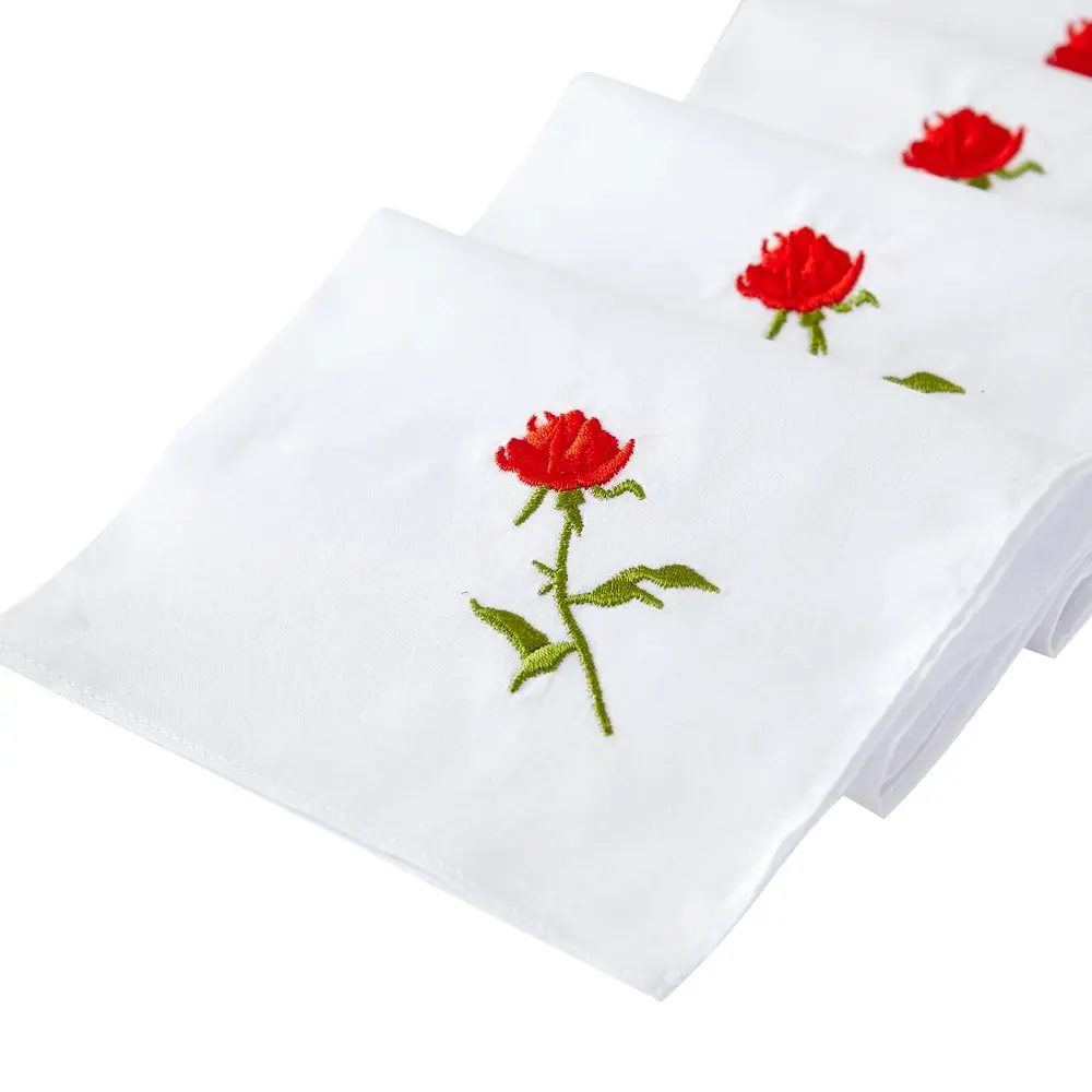 RDS HANKYTEX Cotton Embroidery Ladies' Handkerchiefs Set of 6 | 27cm (11") - view 3