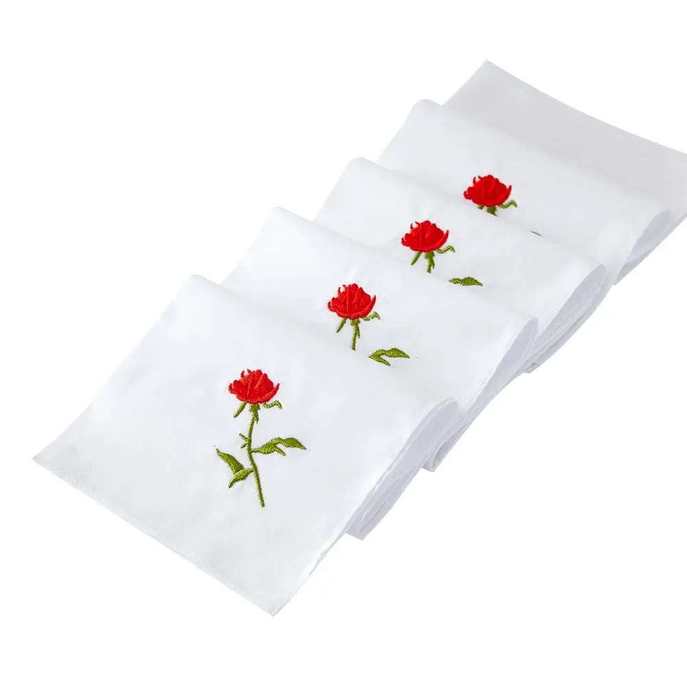 RDS HANKYTEX Cotton Embroidery Ladies' Handkerchiefs Set of 6 | 27cm (11") - view 4