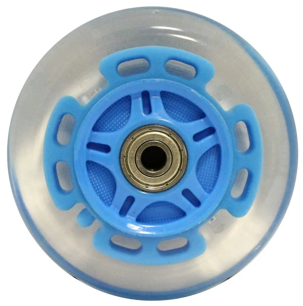 TGM Skateboards Light Up Scooter Wheels with ABEC 9 Bearings 100mm | Bright, Fast & Smooth Ride - view 3