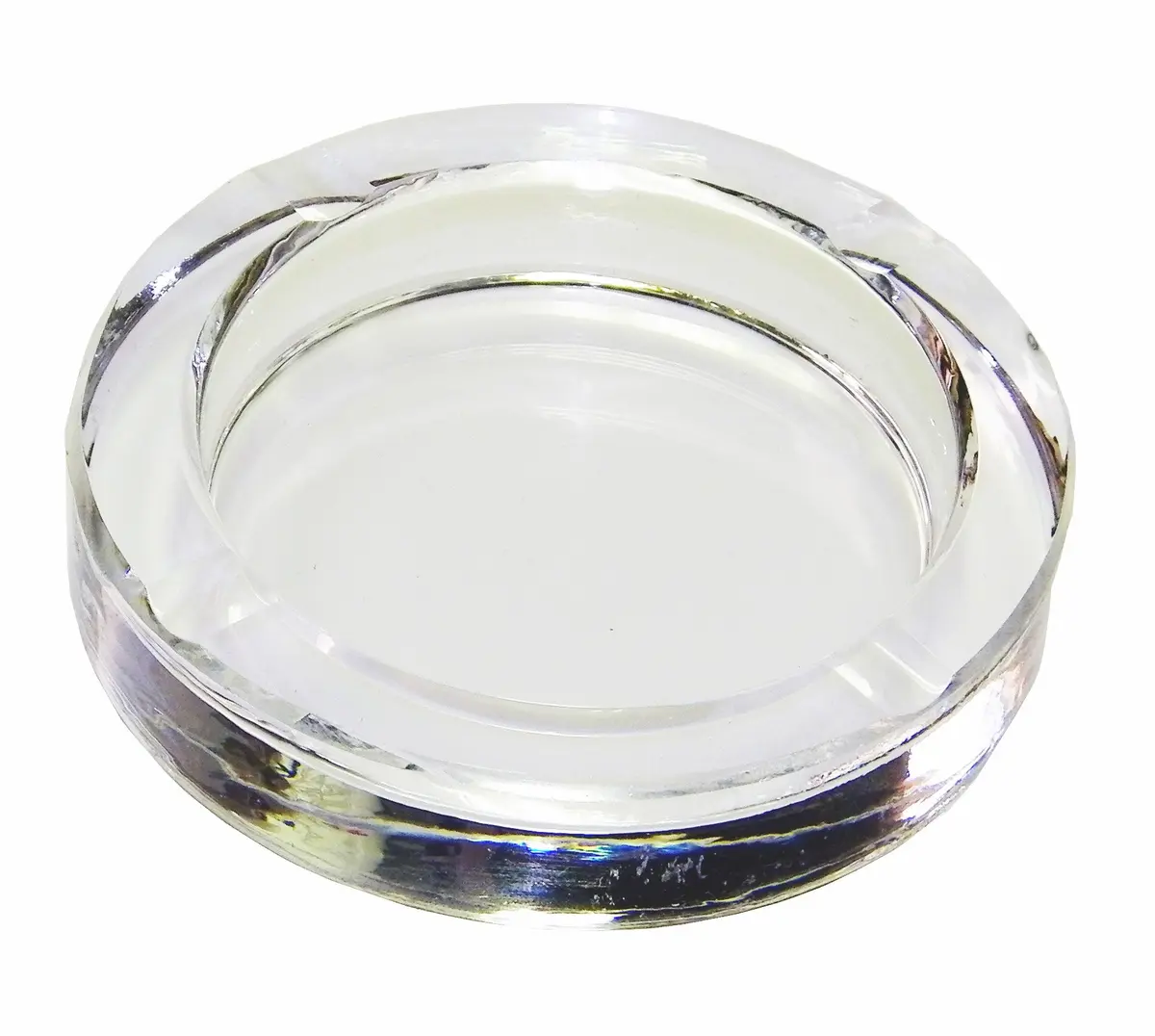 Amlong Crystal Classic Round Crystal Ashtray 4" Diameter | Durable, Easy to Clean, Authentic USA Import - view 3
