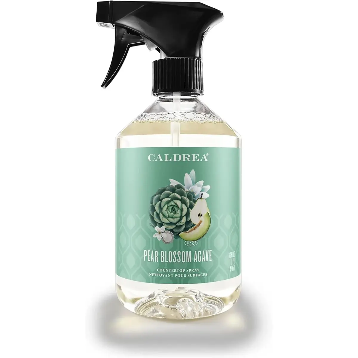 Caldrea Multi-Surface Countertop Spray Cleaner Pear Blossom Agave 473ml (16 Fl Oz) | Cleans All Finished Surfaces - main product image