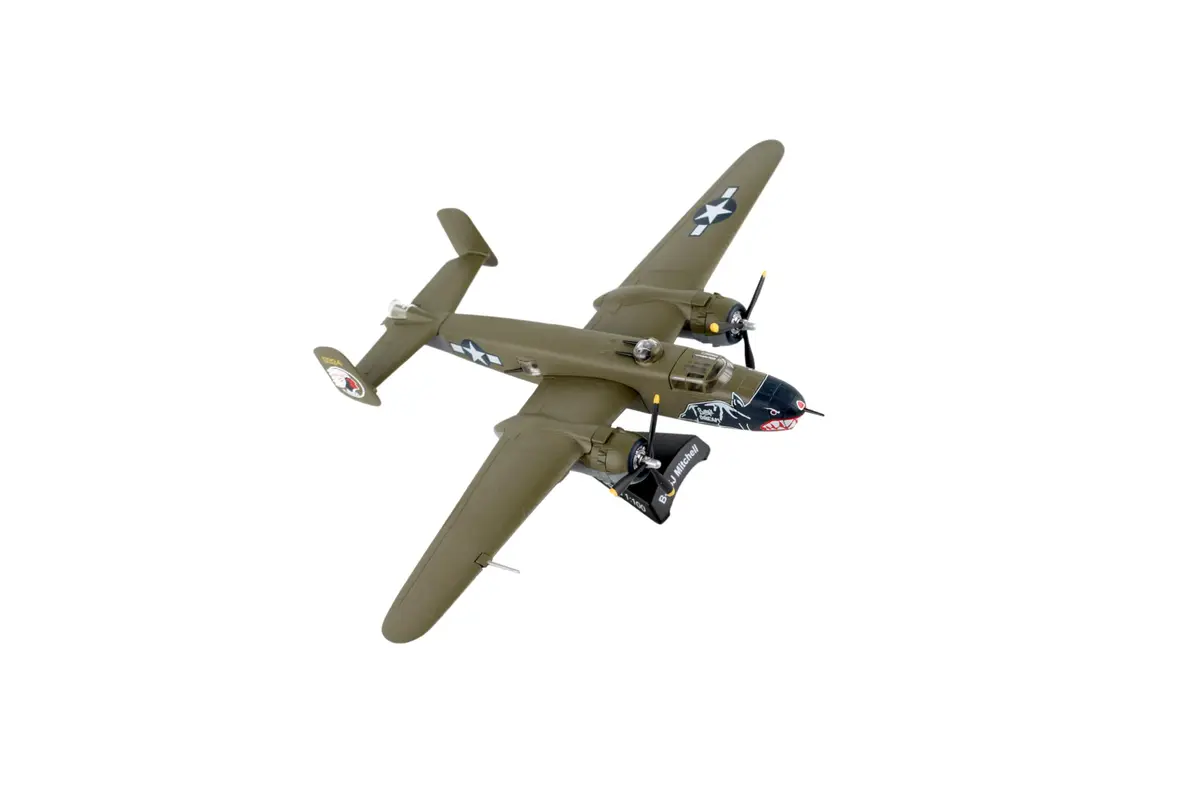 Postage Stamp B-25J Mitchell Betty's Dream Vehicle 1/100 Scale | WWII Aircraft Replica for Collectors - view 6