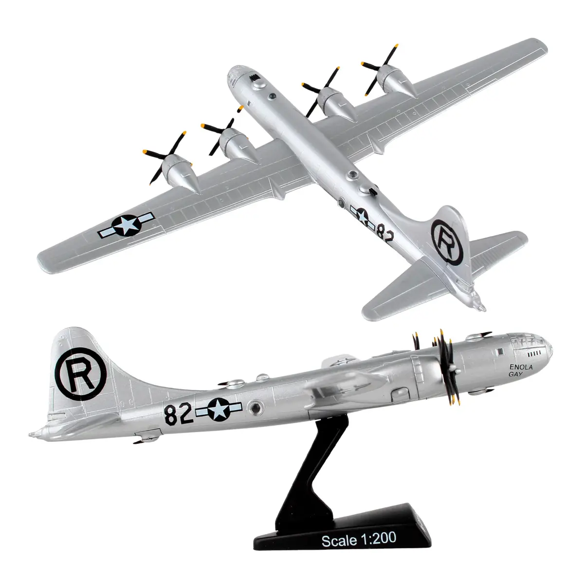 Postage Stamp B-29 Superfortress Enola Gay Vehicle 1:200 Scale | WWII Aircraft Collectible - main product image