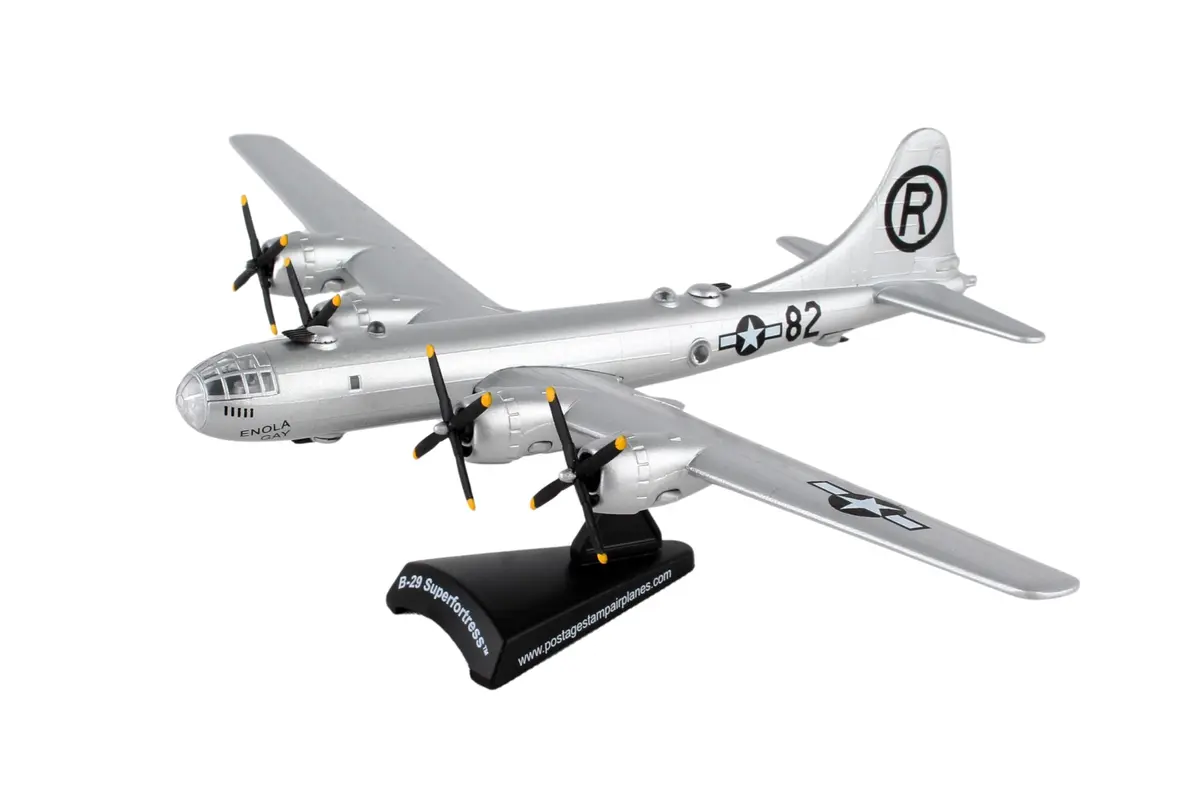 Postage Stamp B-29 Superfortress Enola Gay Vehicle 1:200 Scale | WWII Aircraft Collectible - view 8