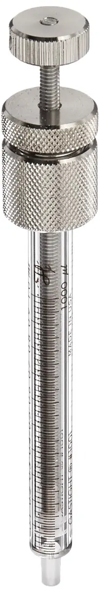 Hamilton Syringe 1mL Threaded Plunger | Gastight Lab Sample Injection - main product image