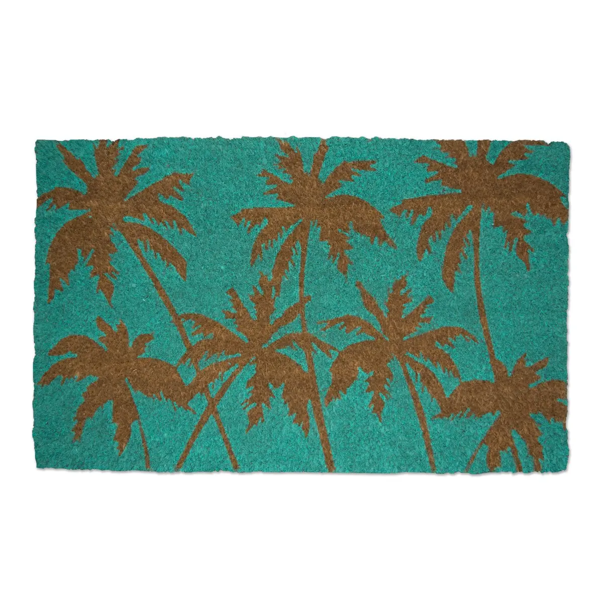 DII Floral Design Collection Natural Coir Doormat 17x29 | Floral Welcome Rug for Entryways - main product image
