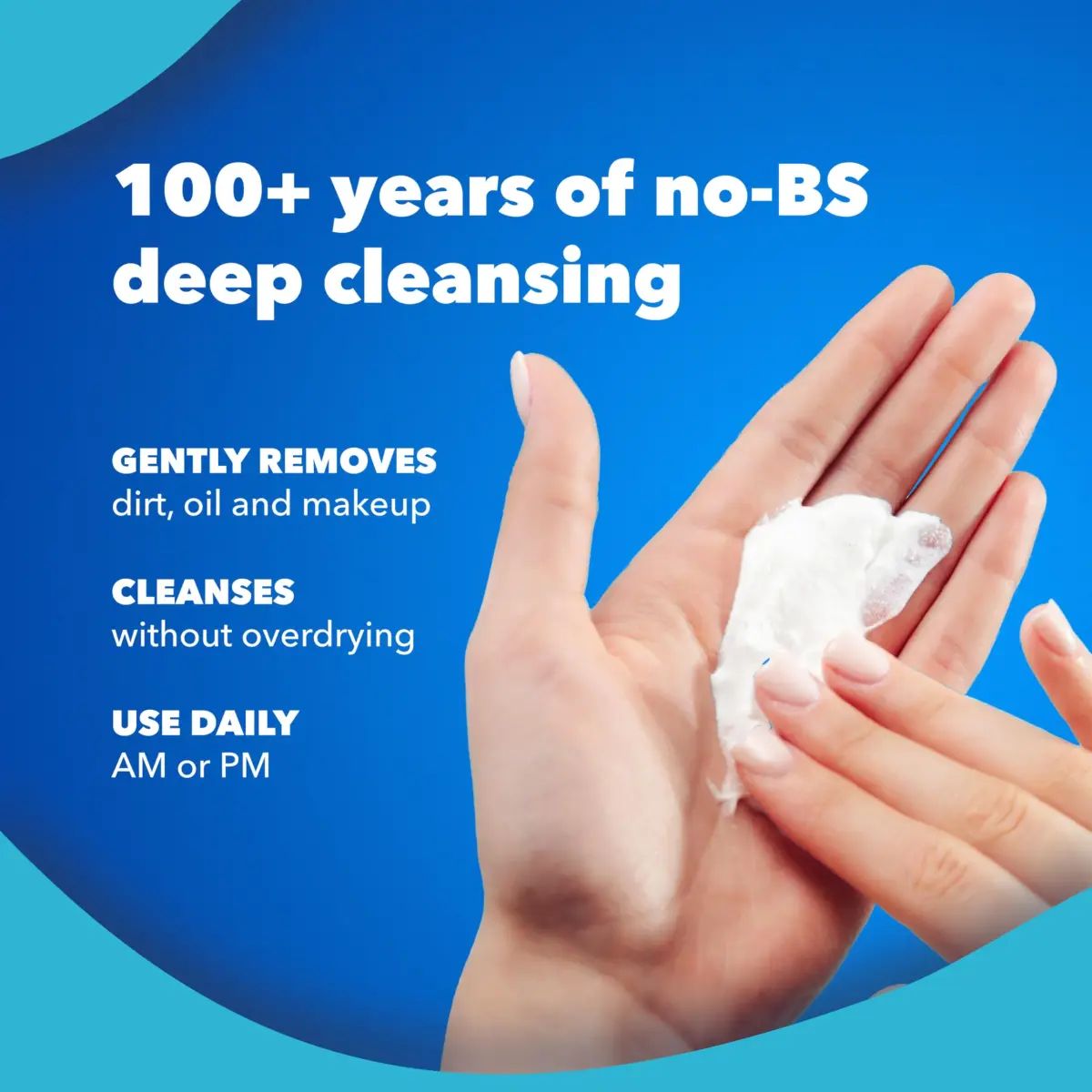 Noxzema Classic Clean Cream Original Deep Cleansing 340ml (12 Fl Oz) | Dermatologist Tested for Sensitive Skin - view 4