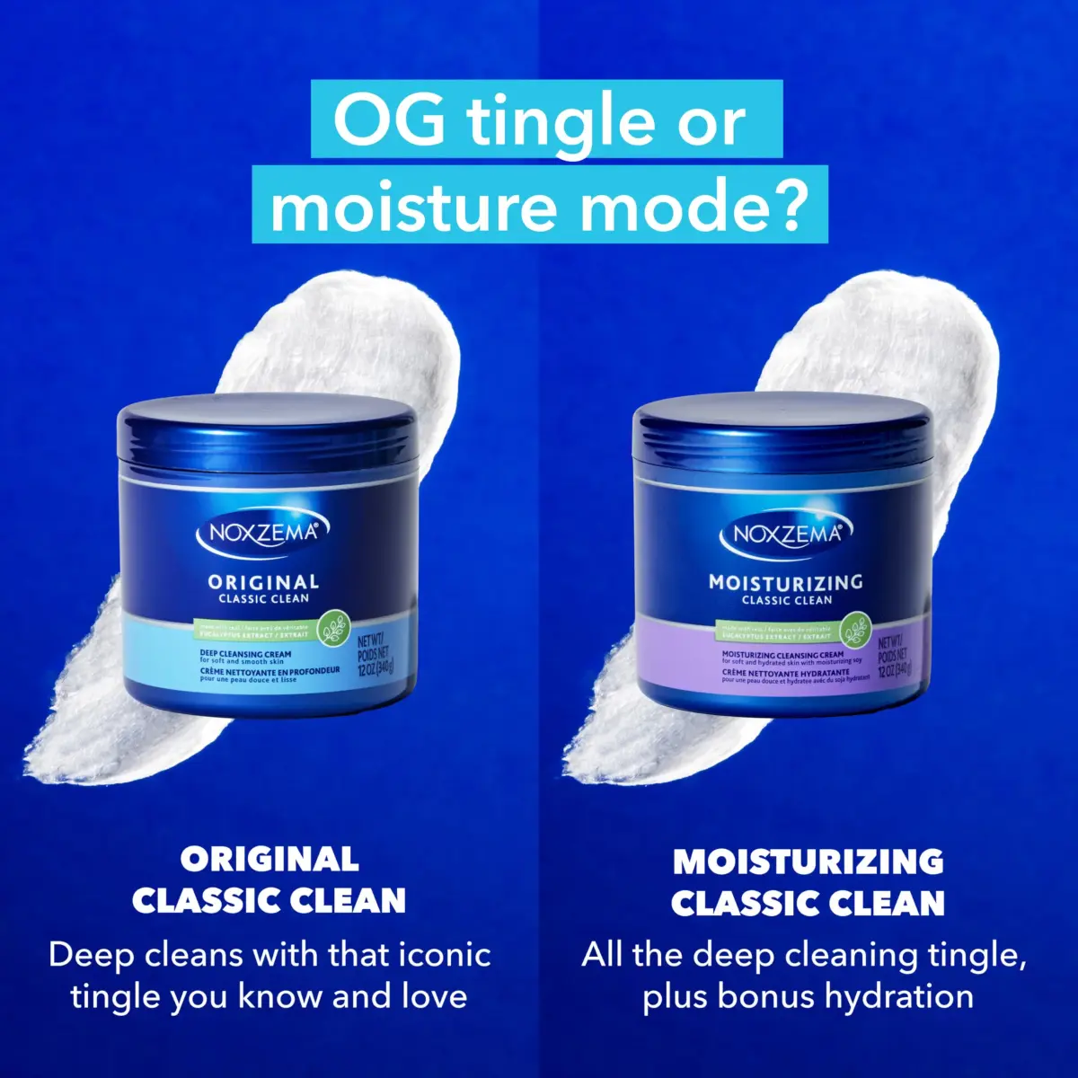 Noxzema Classic Clean Cream Original Deep Cleansing 340ml (12 Fl Oz) | Dermatologist Tested for Sensitive Skin - view 9