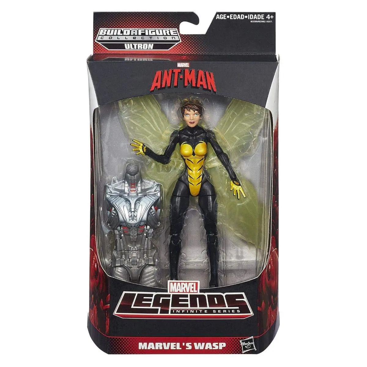 Marvel Legends Infinite Series Wasp Action Figure 6-inch (15.24 cm) | Collectible Toy with Ultron Build-A-Figure Piece - main product image