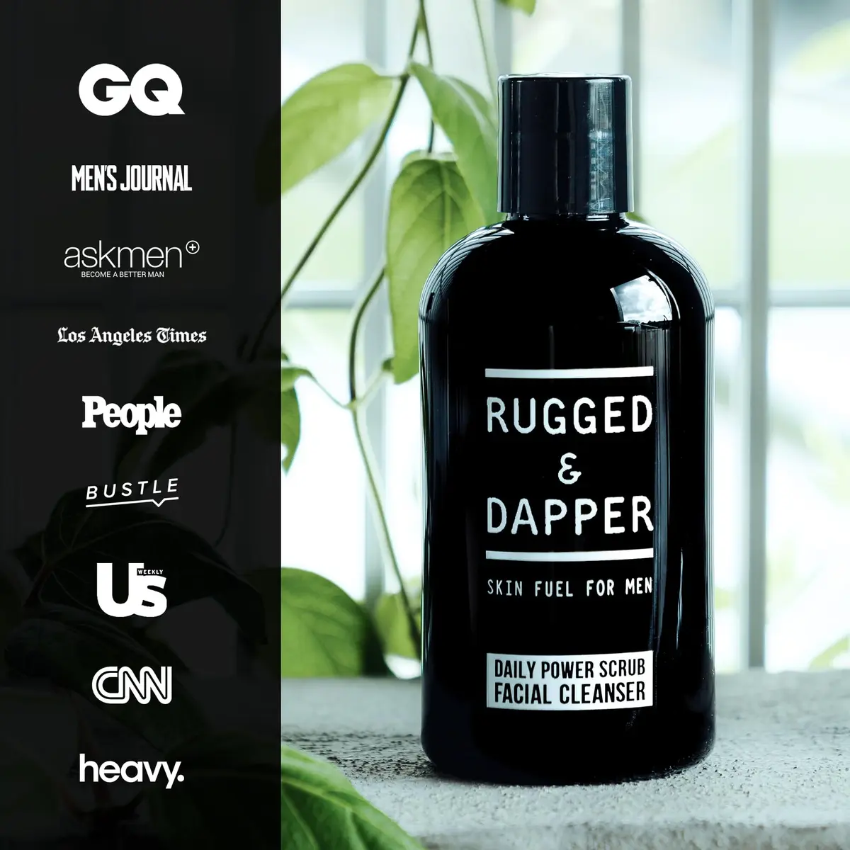 RUGGED & DAPPER Face Wash for Men | Daily Exfoliating Mens Face Wash & Scrub | Deep Cleans Oily, Rough & Breakout-Prone Skin - view 6