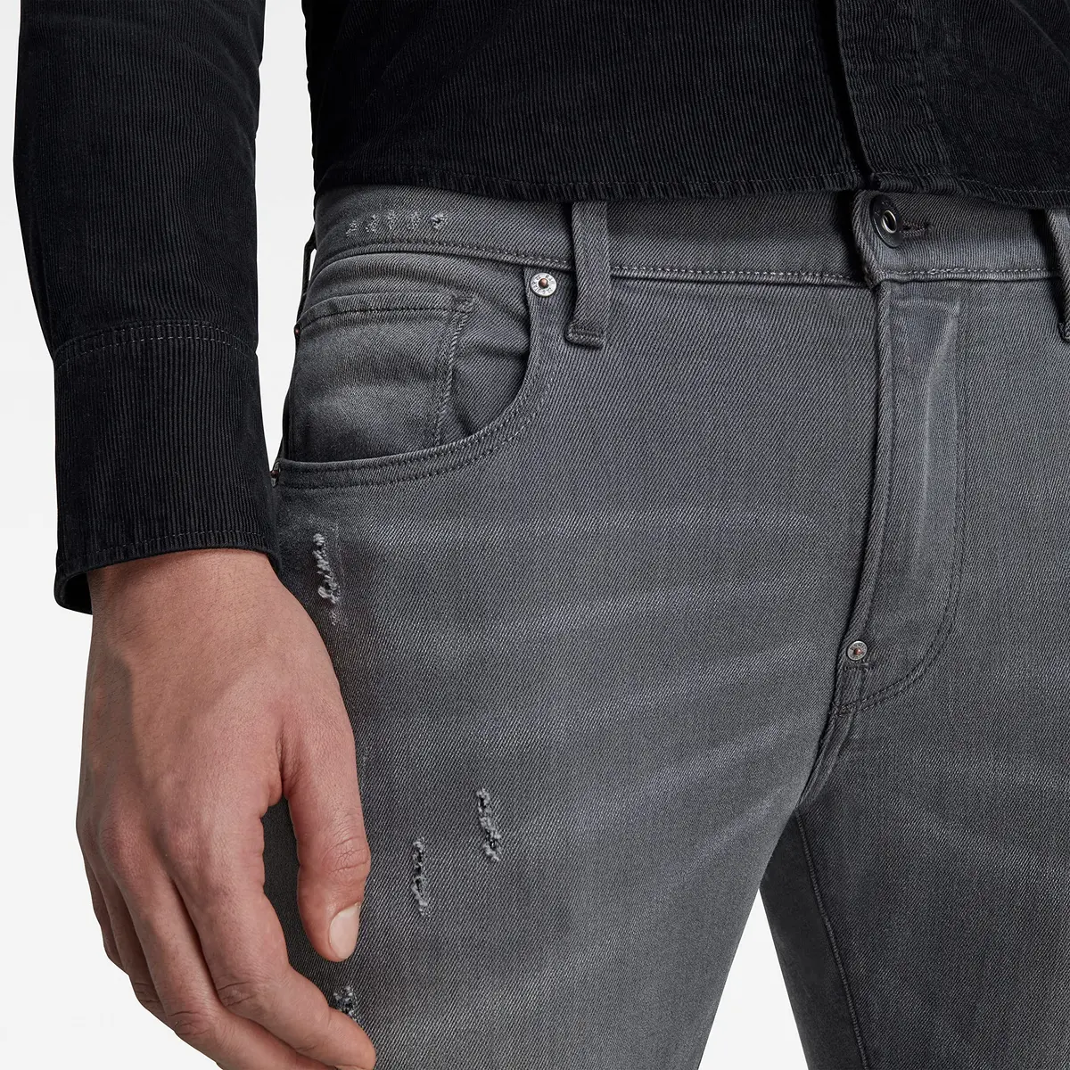 G-STAR Raw Men's Revend Skinny Fit Jeans, Light Aged Destroyed, 30W x 34L | Modern Skinny Fit Denim - view 6