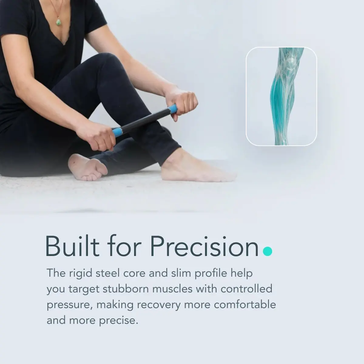 RAD Rod Deep Tissue Massage Roller Stick | Myofascial Release Tool for Legs, Back, Neck, Arms & Shoulders - view 6