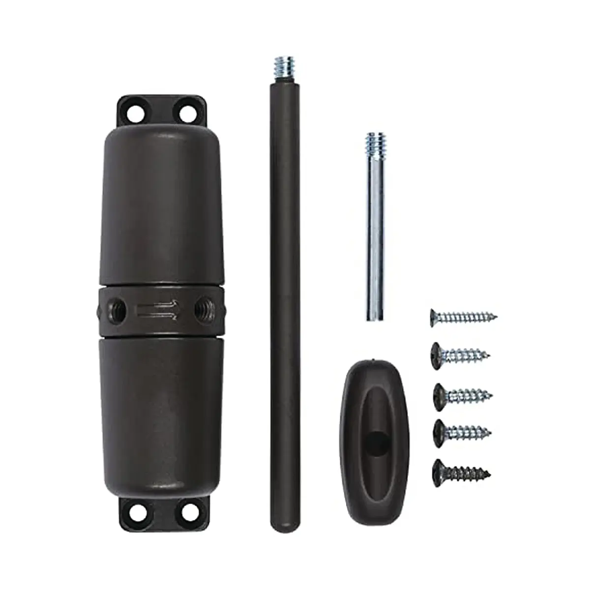 Wright Products VWC50BZ Vertical Door Closer Black | Adjustable Tension for Interior Doors - main product image
