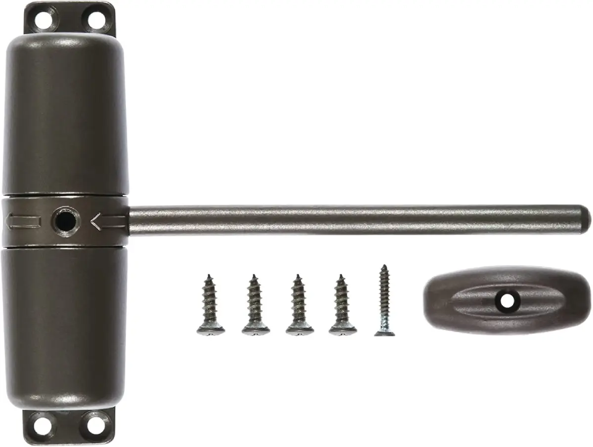 Wright Products VWC50BZ Vertical Door Closer Black | Adjustable Tension for Interior Doors - view 2