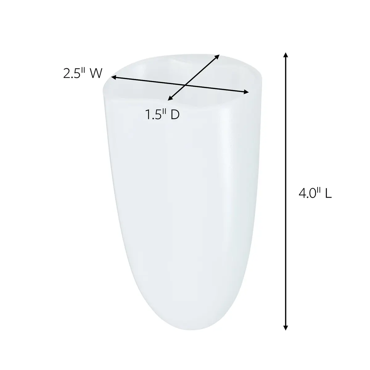 Command Razor Holder, Clear Frosted | Damage-Free Bathroom Organization (70-120 chars) - view 3