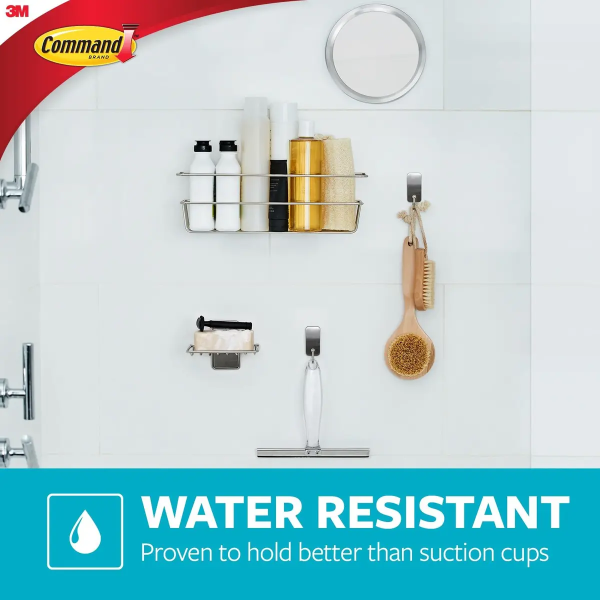 Command Assorted Replacement Strips, 2 Medium, 4 Large Strips | Damage-Free Organization for Bathrooms - view 4