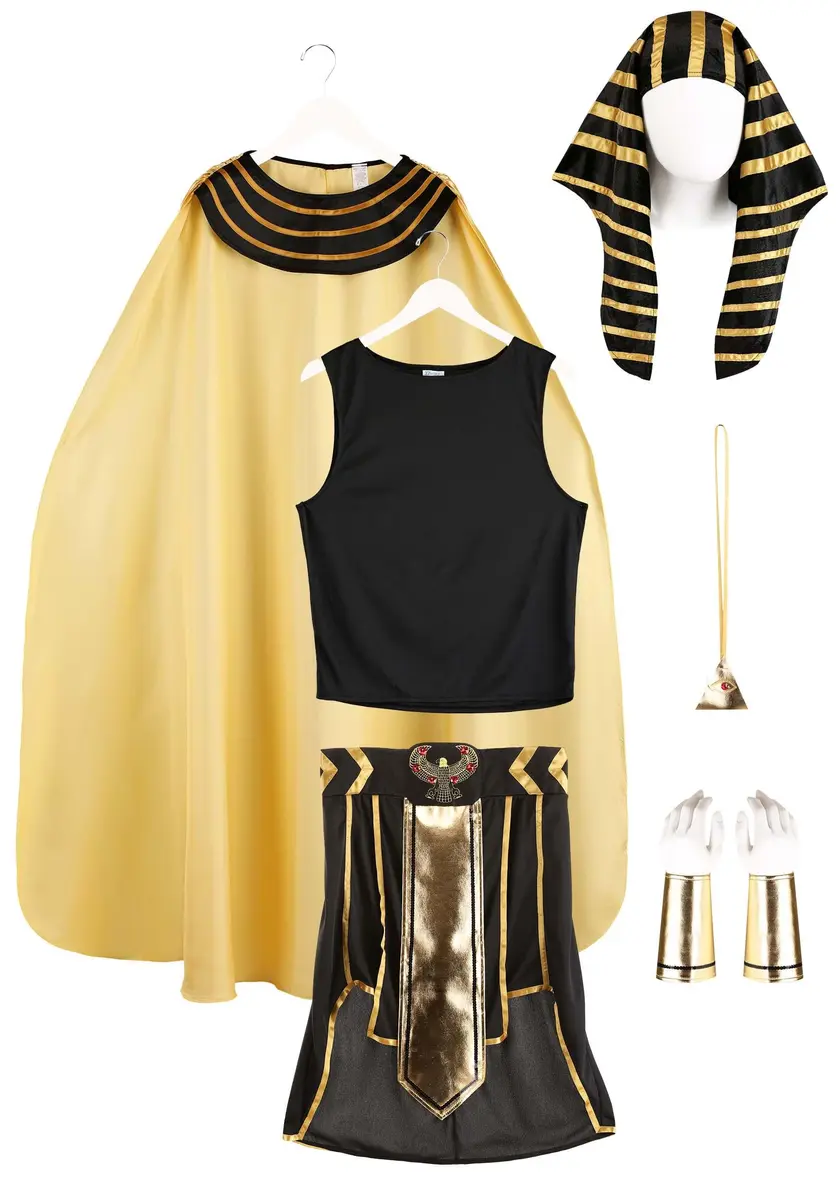 Dreamgirl King of Egypt King Tut Costume Large | Egyptian Costume for Men, Halloween - view 2