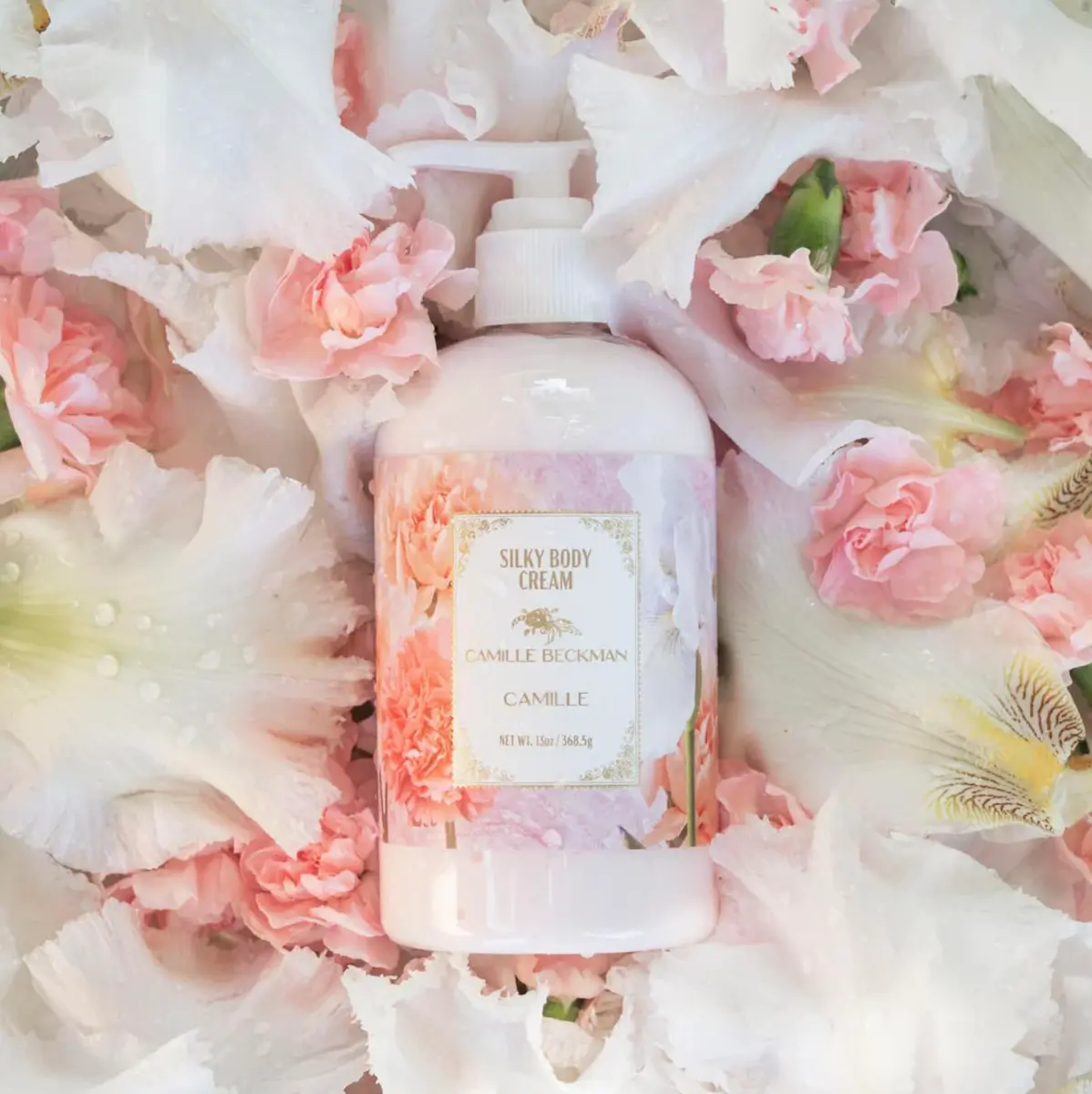 Camille Beckman Silky Body Cream Daily Moisturizer 380ml (13 oz) | Non-Greasy Hydration with Almond Oil - view 2