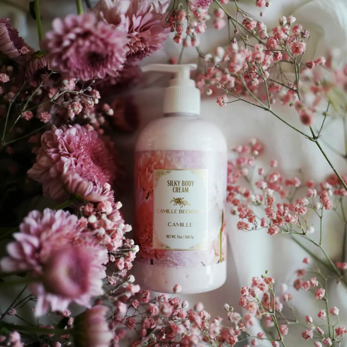 Camille Beckman Silky Body Cream Daily Moisturizer 380ml (13 oz) | Non-Greasy Hydration with Almond Oil - view 3