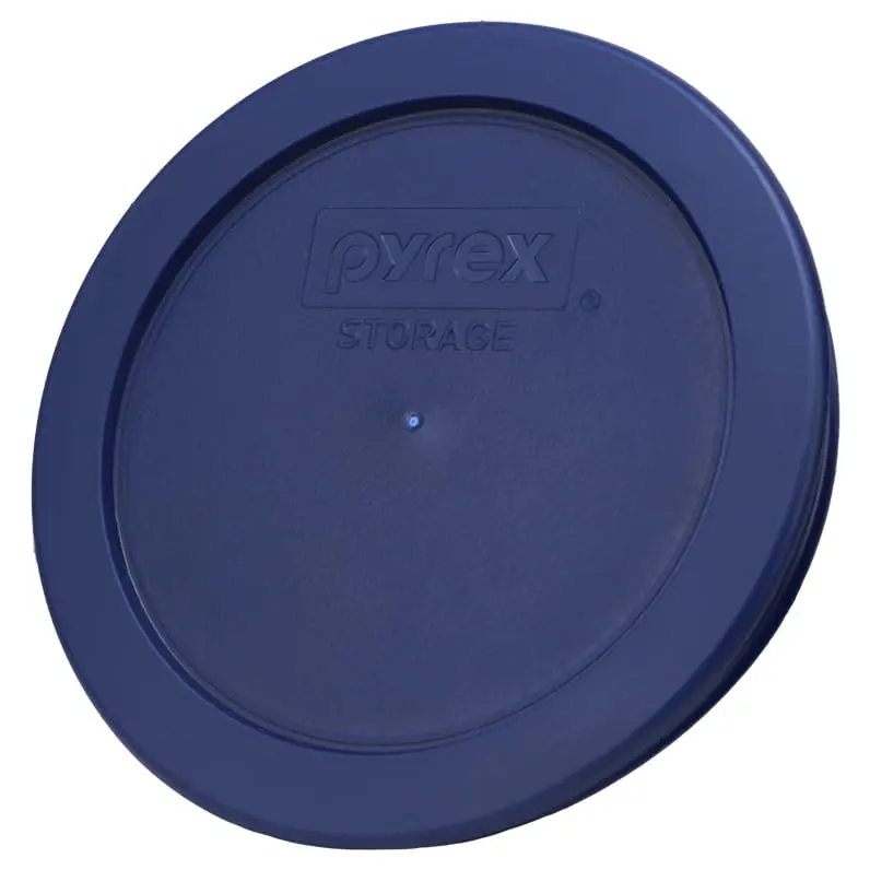 Pyrex 7200-PC Blue Food Storage Lid 11.4cm (4.5 inch) | BPA-Free Plastic for Refrigerator & Freezer Storage (3-Pack) - view 3