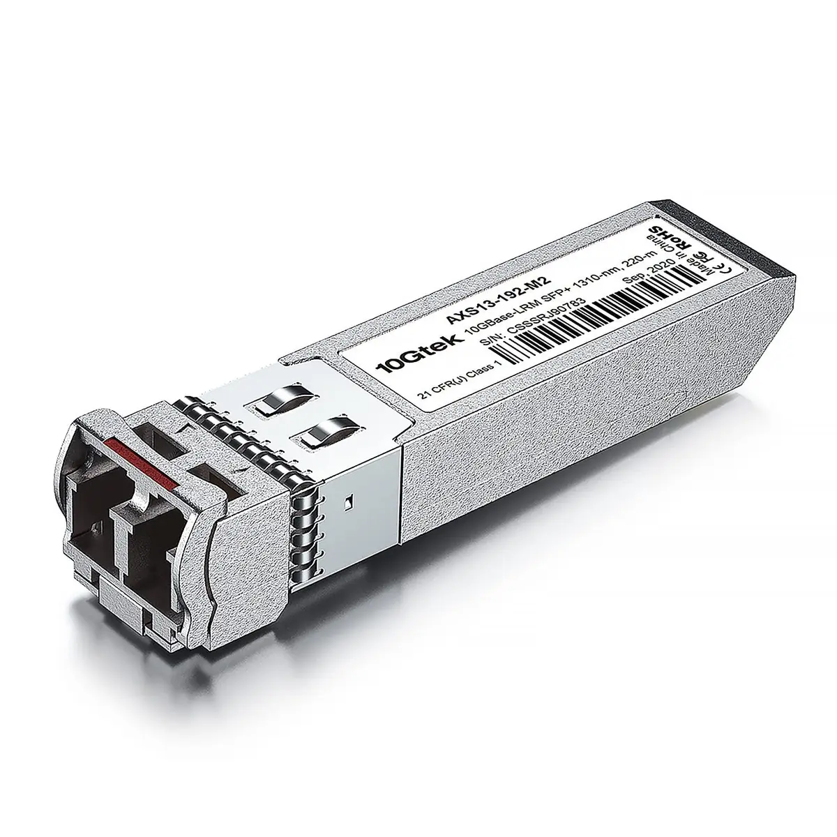 10Gtek 10GBase-LRM SFP+ Transceiver 220m (730m) | 10.3Gb/s MMF LC Duplex Module - main product image