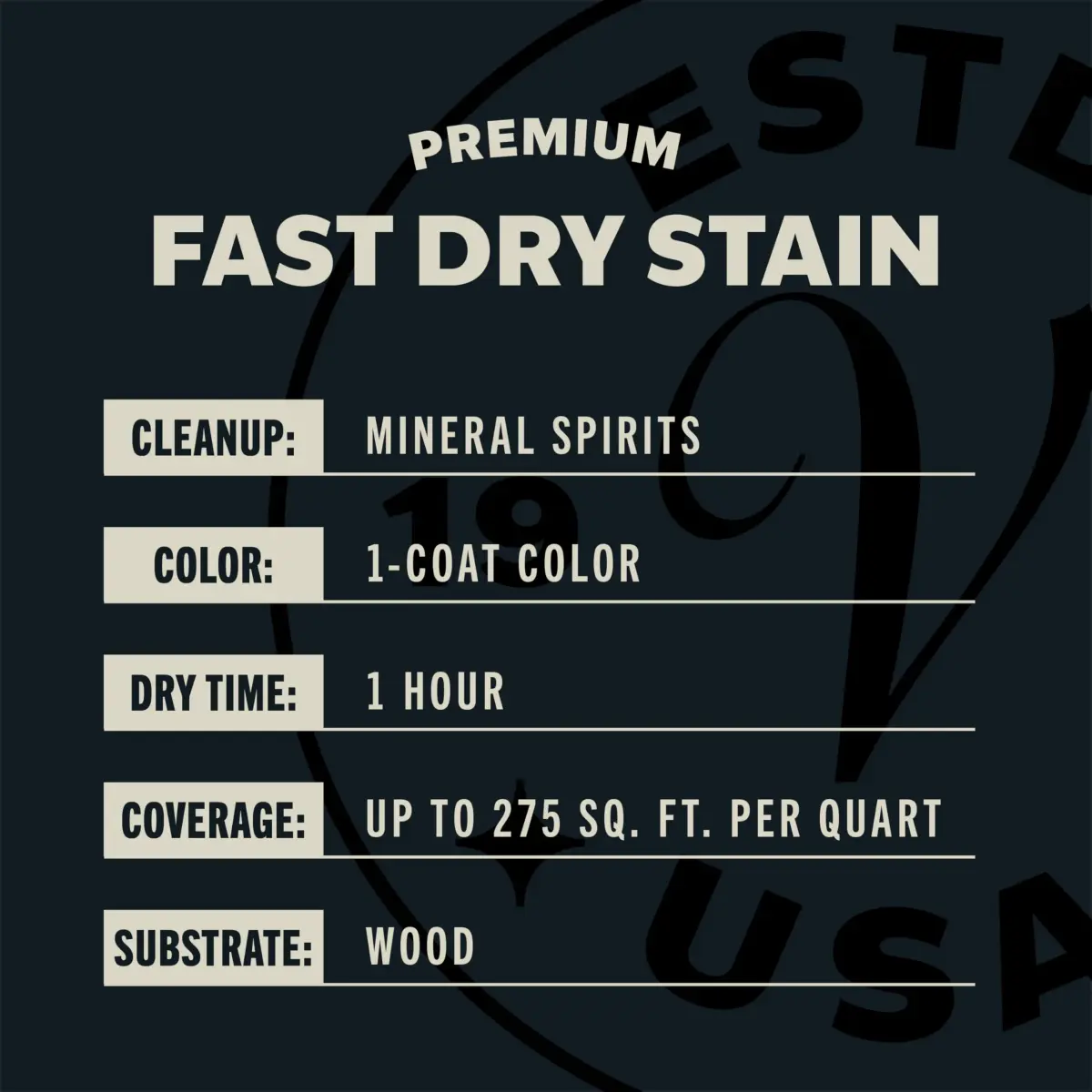 Varathane Premium Fast Dry Sunbleached Wood Stain 946ml (1 Quart) | One Coat Coverage, 1 Hour Dry Time - view 6