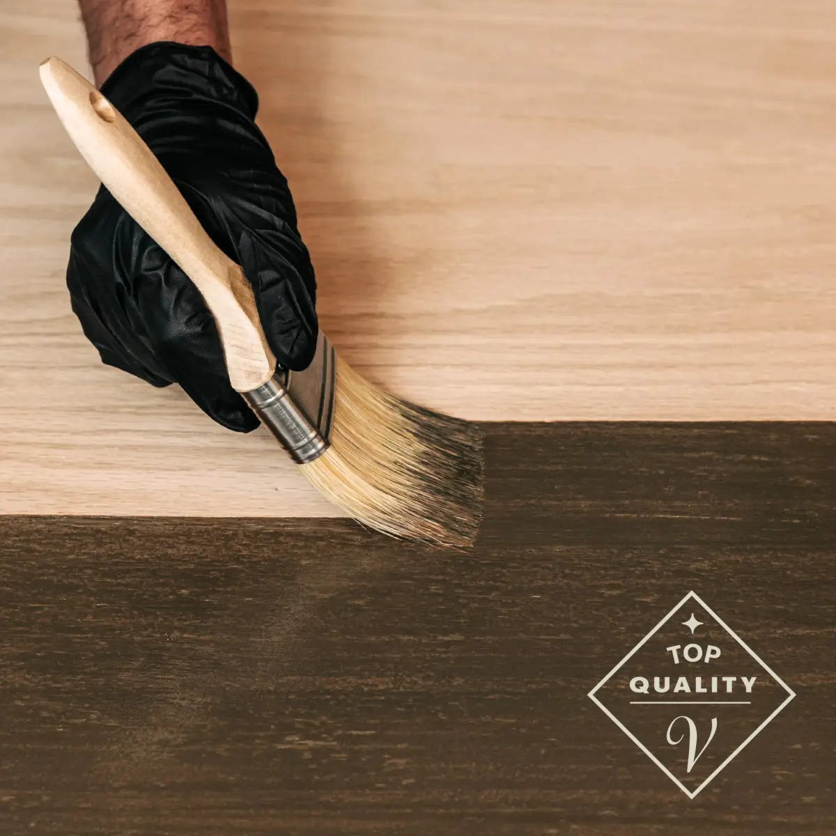 Varathane Premium Fast Dry Ebony Wood Stain 946ml (1 Quart) | One Coat Coverage, 1 Hour Dry Time - view 5