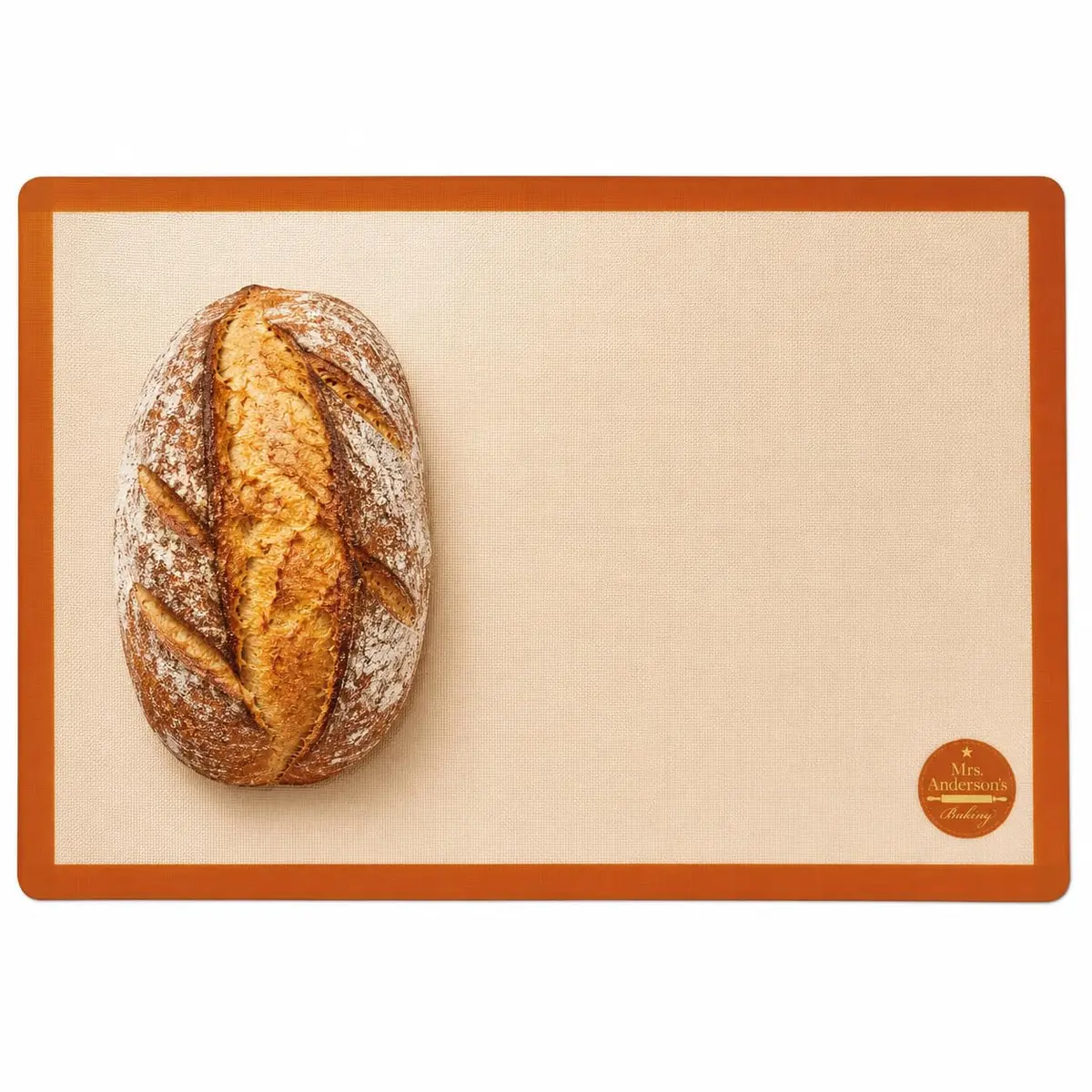 Mrs. Anderson's Baking Non-Stick Silicone Baking Mat - Reusable Oven Liner & Pastry Mat - For Breads, Cookies, Roasting & More - Baker’s Essentials - Heat-Resistant to 480°F - Full-Size Baking Mat - main product image