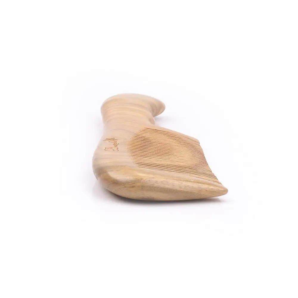 Breezelike Wooden Hair Comb Sandalwood Fine Tooth | Natural, Static-Free, Stress-Relief (70-120 chars) - view 4