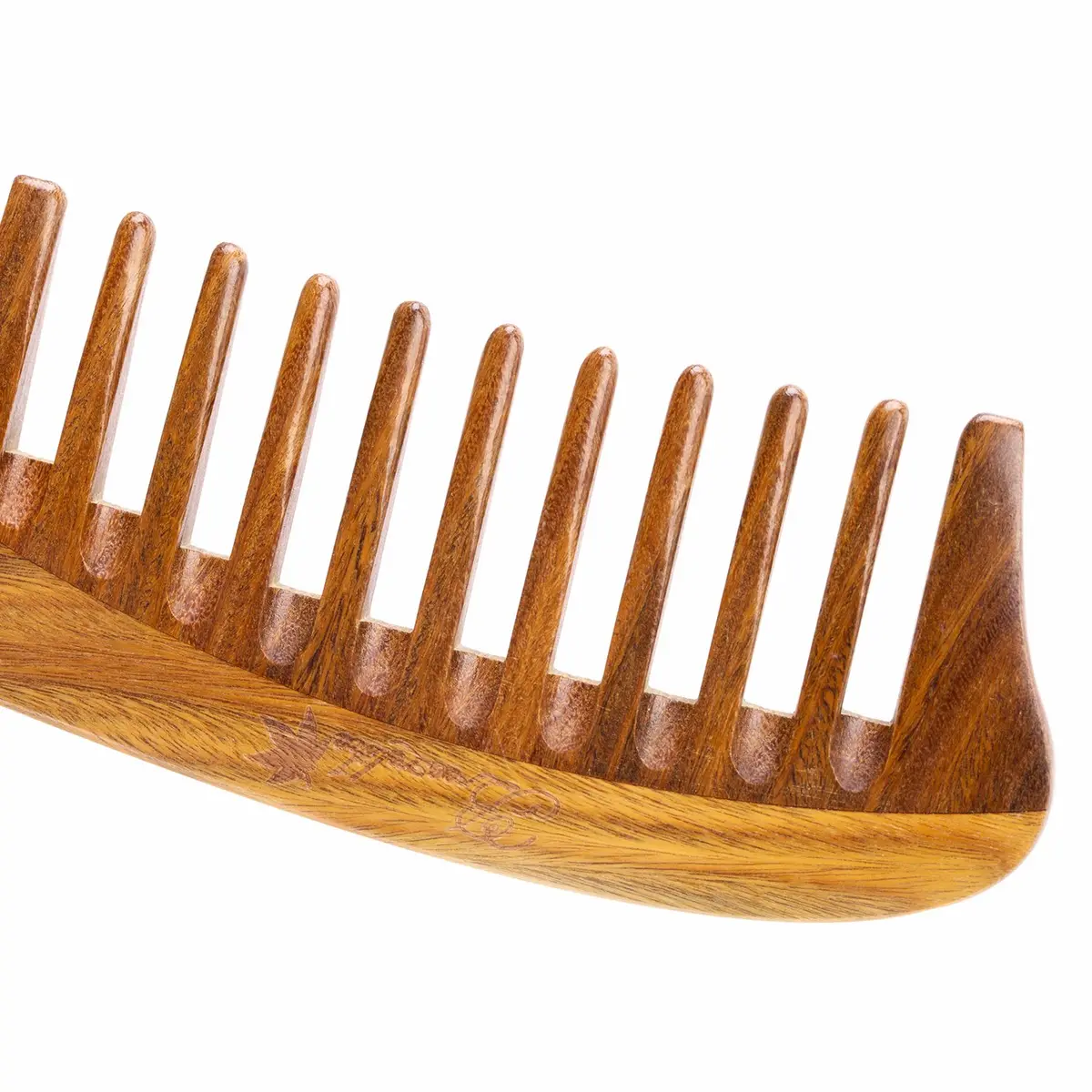 Breezelike Wide Tooth Comb for Curly Hair | Sandalwood Detangler with Natural Fragrance (70-120 chars) - view 5