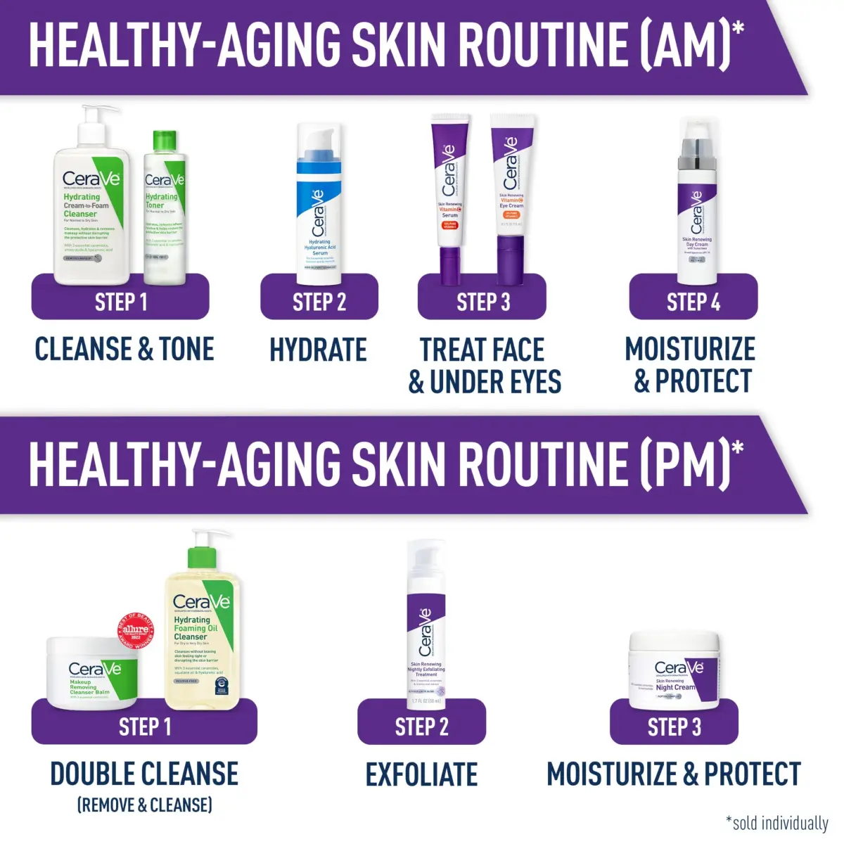 CeraVe Skin Renewing Night Cream Peptide Complex Hyaluronic Acid Ceramide Moisturizer for Face 1.7 Ounce - view 4