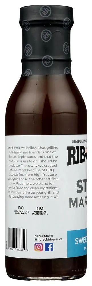 Rib Rack Steak Marinade Sauce | All Natural, 3 Bottles, USA Import, Perfect for Grilling & BBQ - view 2